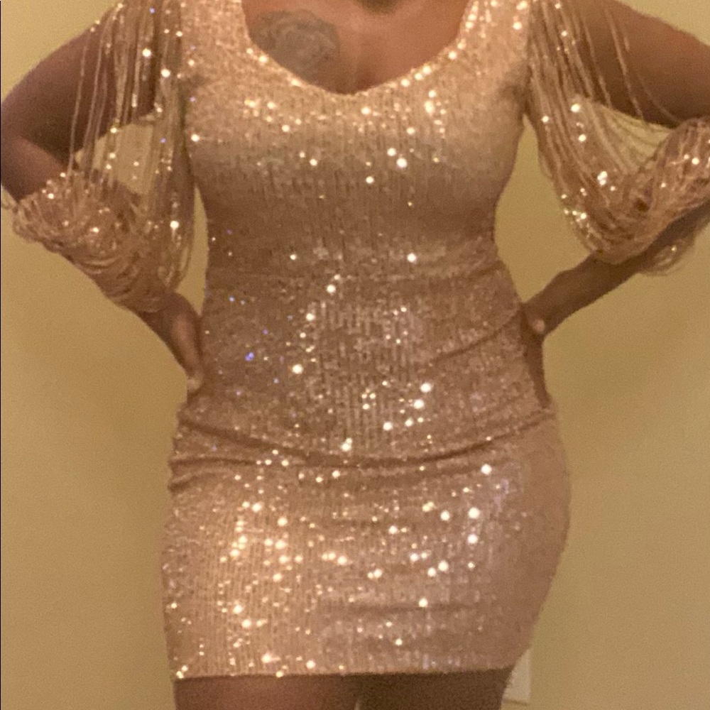Gold Shimmery Party dress